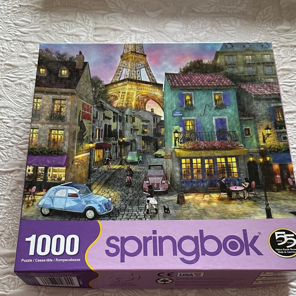 Springbok Paris Street Scene Puzzle - 1000 Pieces